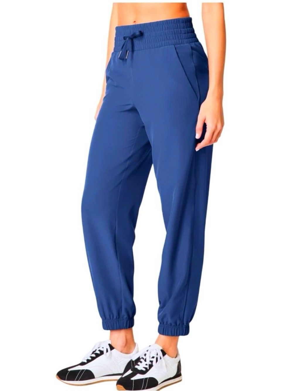 SPANX on the Move Blue Drawstring Jogger Pants